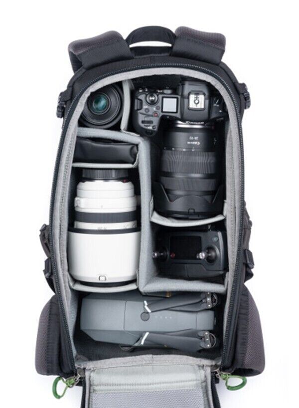 Think Tank Backlight 18L Charcoal Slate Black Camera Backpack +13" Laptop UK NEW