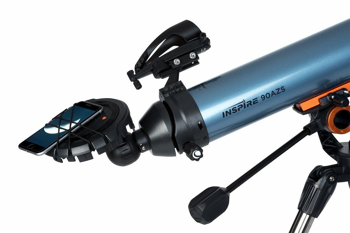 Celestron Inspire 90AZS 90mm f/7.3 Alt-Az Refractor Telescope  #22407 Ex. Demo.