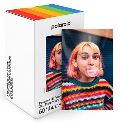 original POLAROID HI-PRINT 2x3 PAPER CARTRIDGE (60x SHEETS) UK Stock 2" x 3" NEW