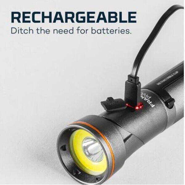 Nebo Franklin Pivot RC 300 Lumen Rechargeable Work Light Flashlight Torch   (UK)
