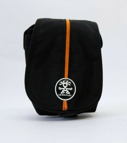 Crumpler Pretty Boy 220 XXS Black/Orange for compact cameras (UK stock) BNIP NEW