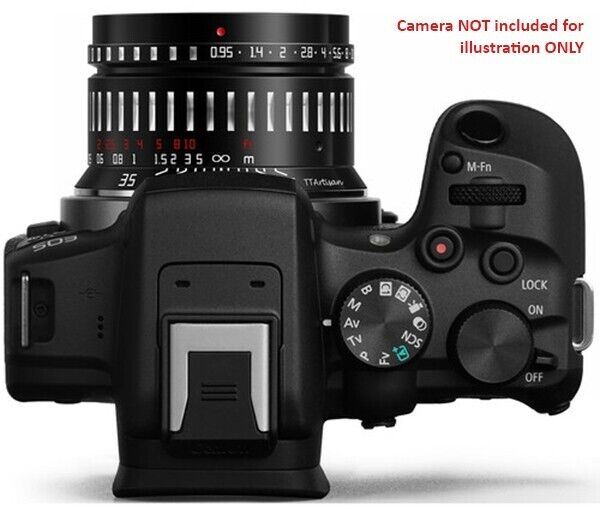 TTArtisan 35mm F0.95 Lens APS-C Format Sony E Mount Camera Black & Silver   (UK)