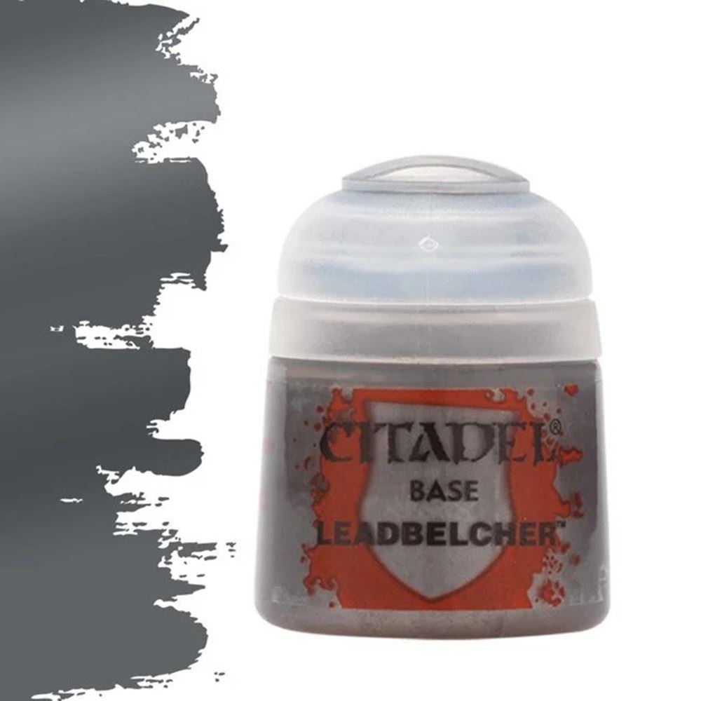 Citadel colour Base - Leadbelcher paint 12ml WarHammer  Games Workshop