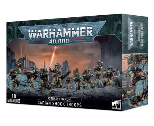 Warhammer 40K Astra Militarum Cadian Shock Troops - Games Workshop