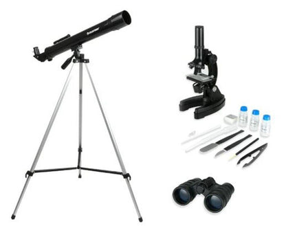 Celestron Telescope Microscope & Binocular Science Kit  # 22010  (UK Stock) BNIB