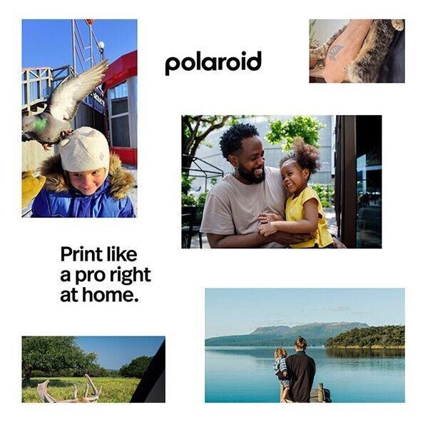 Polaroid Hi-Print 6 x 4 Bluetooth Photo EB Printer - White 80 Shot Kit bundle UK