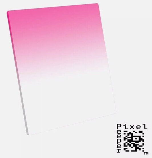 Pixel Peeper 100mm x 143mm Pink Graduated Filter - Lee & Cokin Z Pro Compatible.