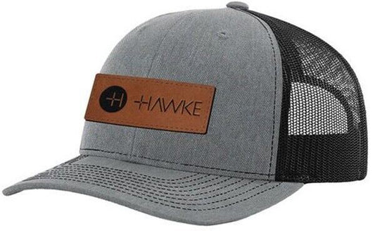 Hawke Optics Uni-Sex Snapback Baseball Cap in Grey One-Size Mesh back  #99306 UK