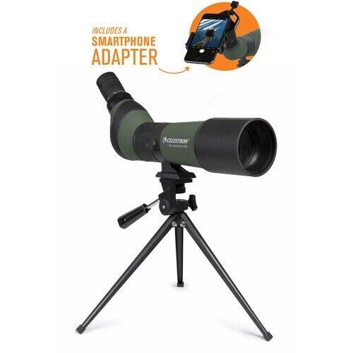 Celestron LandScout 20-60 x 65 Spotting Scope + Digiscoping Kit #52328 (UK) BNIB