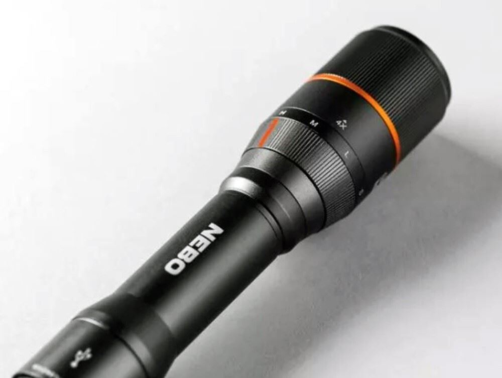 Nebo DAVINCI 1500 Lumen Flashlight Waterproof rechargeable Torch (UK Stock) BNIB
