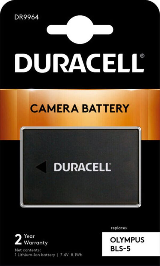 BLS-5 BLS-50 Li-ion Battery for Olympus Digital Camera by DURACELL #DR9964  (UK)