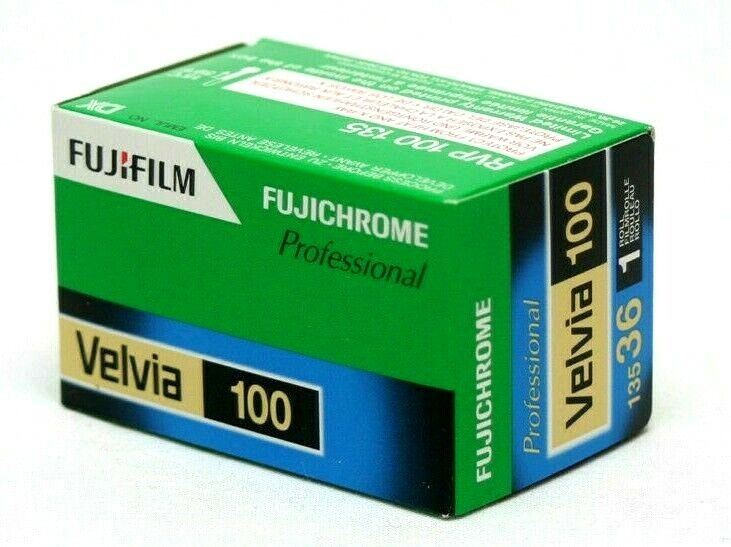 Fuji Velvia 100 asa 35mm Colour Slide reversal Film 36 exposures