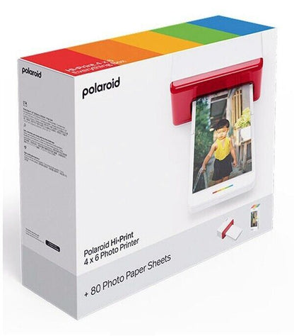 Polaroid Hi-Print 6 x 4 Bluetooth Photo EB Printer - White 80 Shot Kit bundle UK