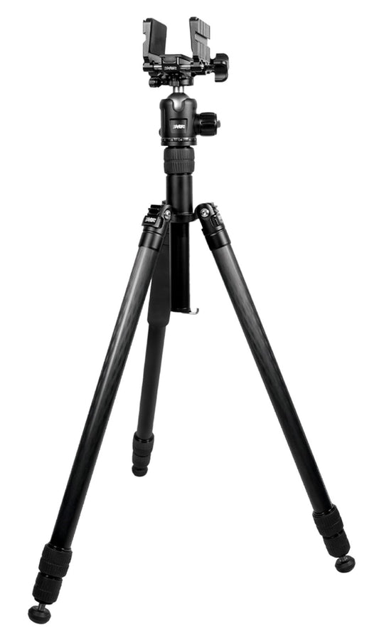 WULF Raptor 2.0 Carbon Tripod System for Rifle + BallHead & Saddle Clamp #WU7308