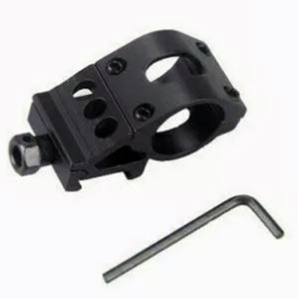 Picatinny Rail (20mm) Weaver Clamp Mount for IR Torch 25.4mm +Key(UK Stock) BNIB