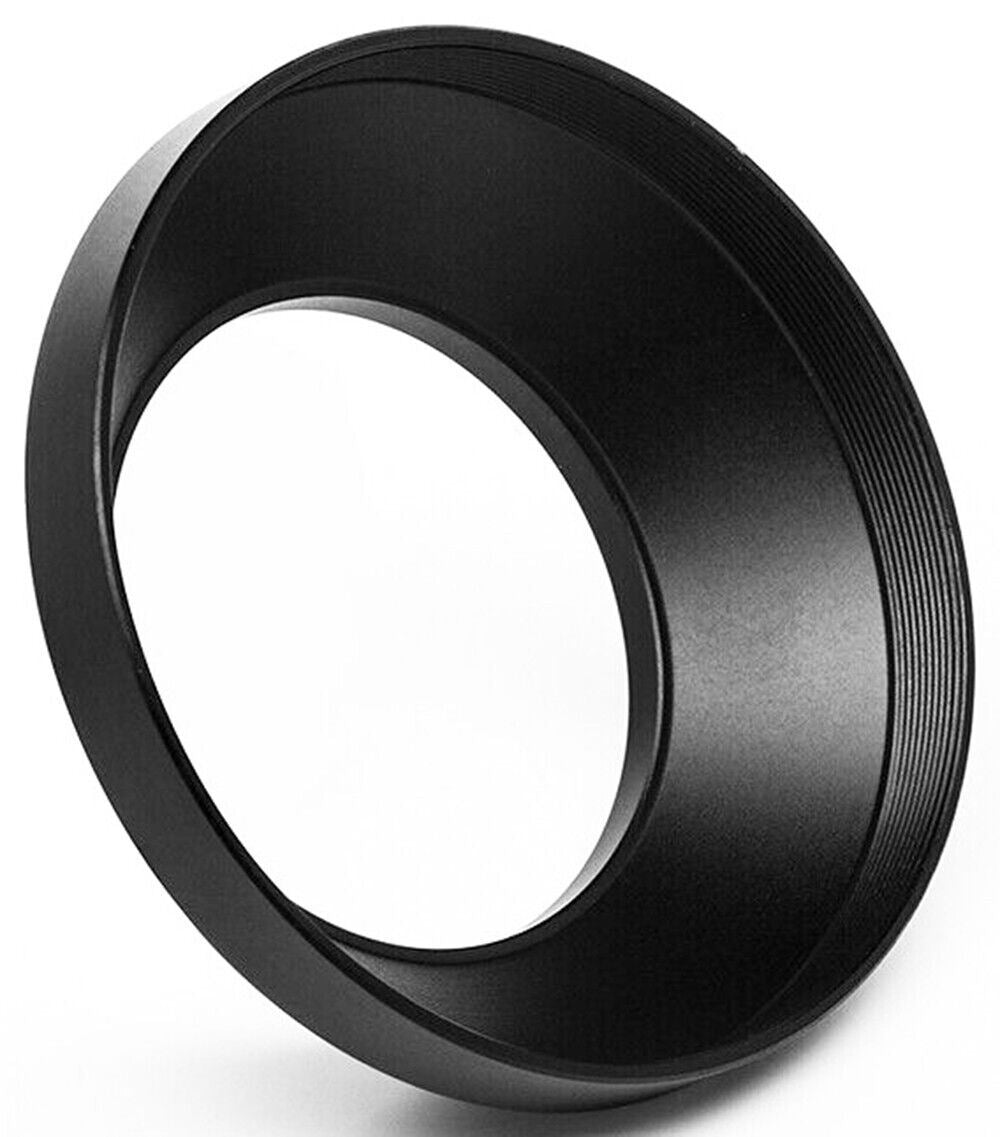 52mm Black Metal Wide Angle Screw in Lens Hood 52mm Thread Lens  (UK Stock) BNIP