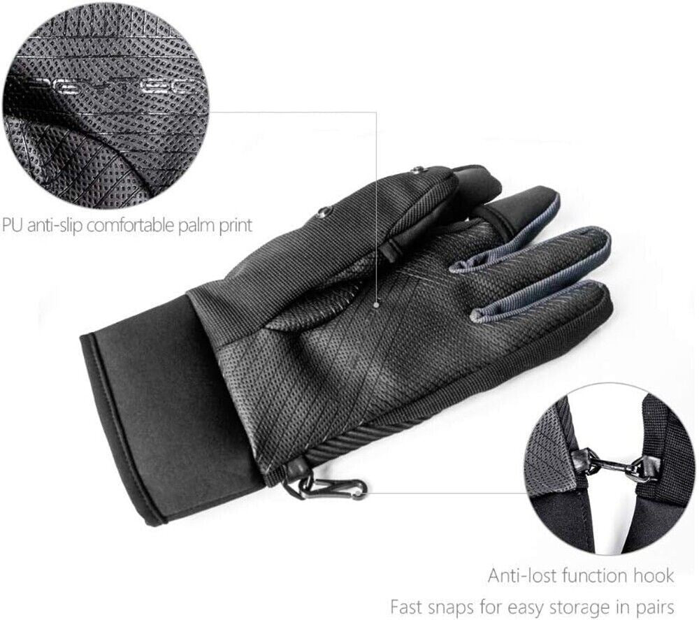 PGYTECH Unisex Photography Gloves Black and Grey Extra Large #PGM-108 (UK Stock)