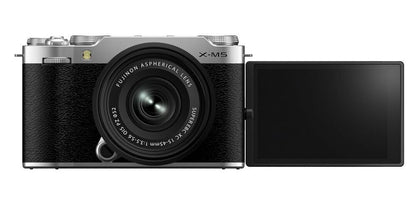 FUJIFILM X-M5 Mirrorless 26.1 MP Camera + 15-45mm Lens - Silver  (UK Stock) BNIB