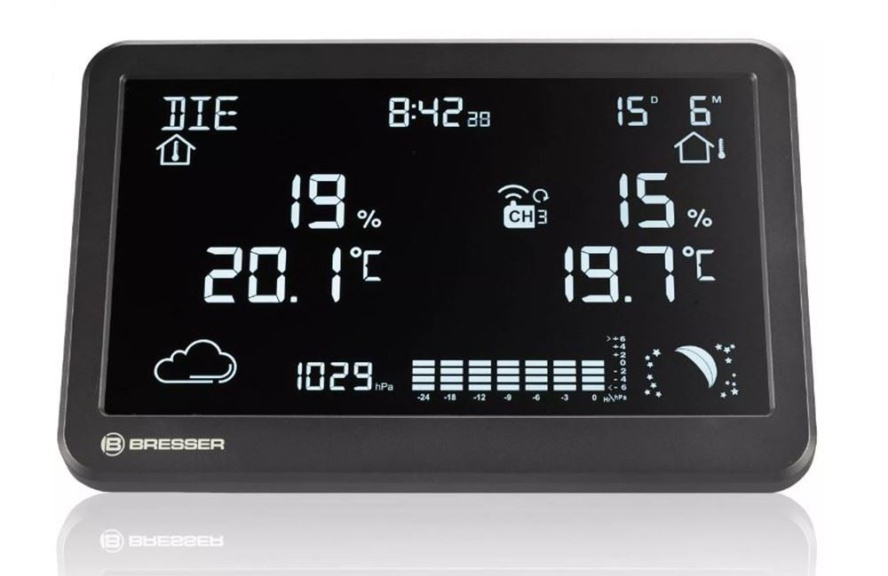 Bresser Weather Station Radio Controlled Meteo Temp Kit #7004330 (UK Stock) BNIB