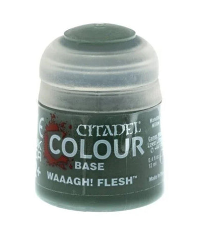 Citadel colour Base - WAAAGH! Flesh paint 12ml WarHammer  Games Workshop
