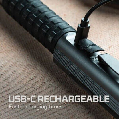 Nebo Big Larry PRO+ Rechargeable LED Torch Work light - Gunmetal #NEB-FLT-1033-G