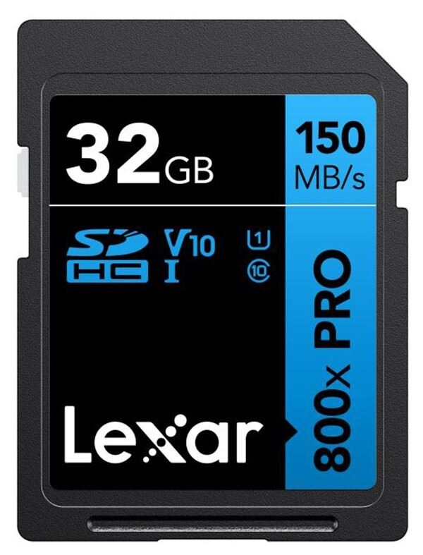 Lexar 32GB SDHC 800x PRO SD Card Class 10 UHS-I Memory Card 150 MB/S  (UK)  BNIP