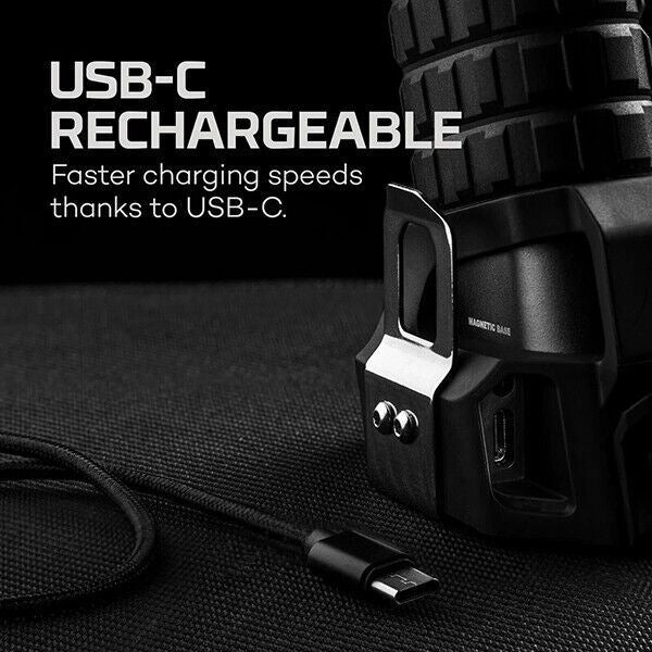 NEW Nebo Luxtreme SL 50 Rechargeable Spotlight 1/2 Mile Range  #SPT-1003-G  (UK)