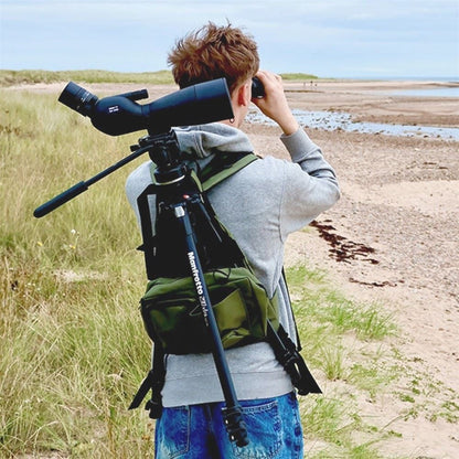 Opticron Tripac Tripod & Spotting Scope Camera Carrying Harness Pack Green 31106