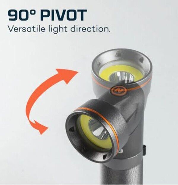 Nebo Franklin Pivot RC 300 Lumen Rechargeable Work Light Flashlight Torch   (UK)