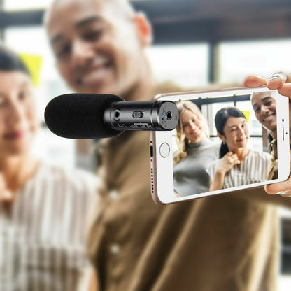 Mamen Mic-07 Pro Vlogging Video On Camera Microphone - DSLR Smartphone (UK) BNIB