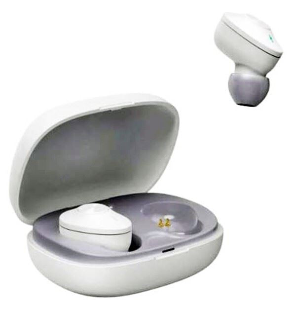 Hama Freedom Buddy Bluetooth Earbuds Earphones Headphones + Charging Case -White