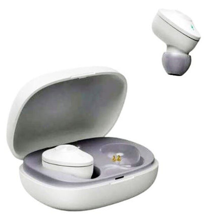 Hama Freedom Buddy Bluetooth Earbuds Earphones Headphones + Charging Case -White