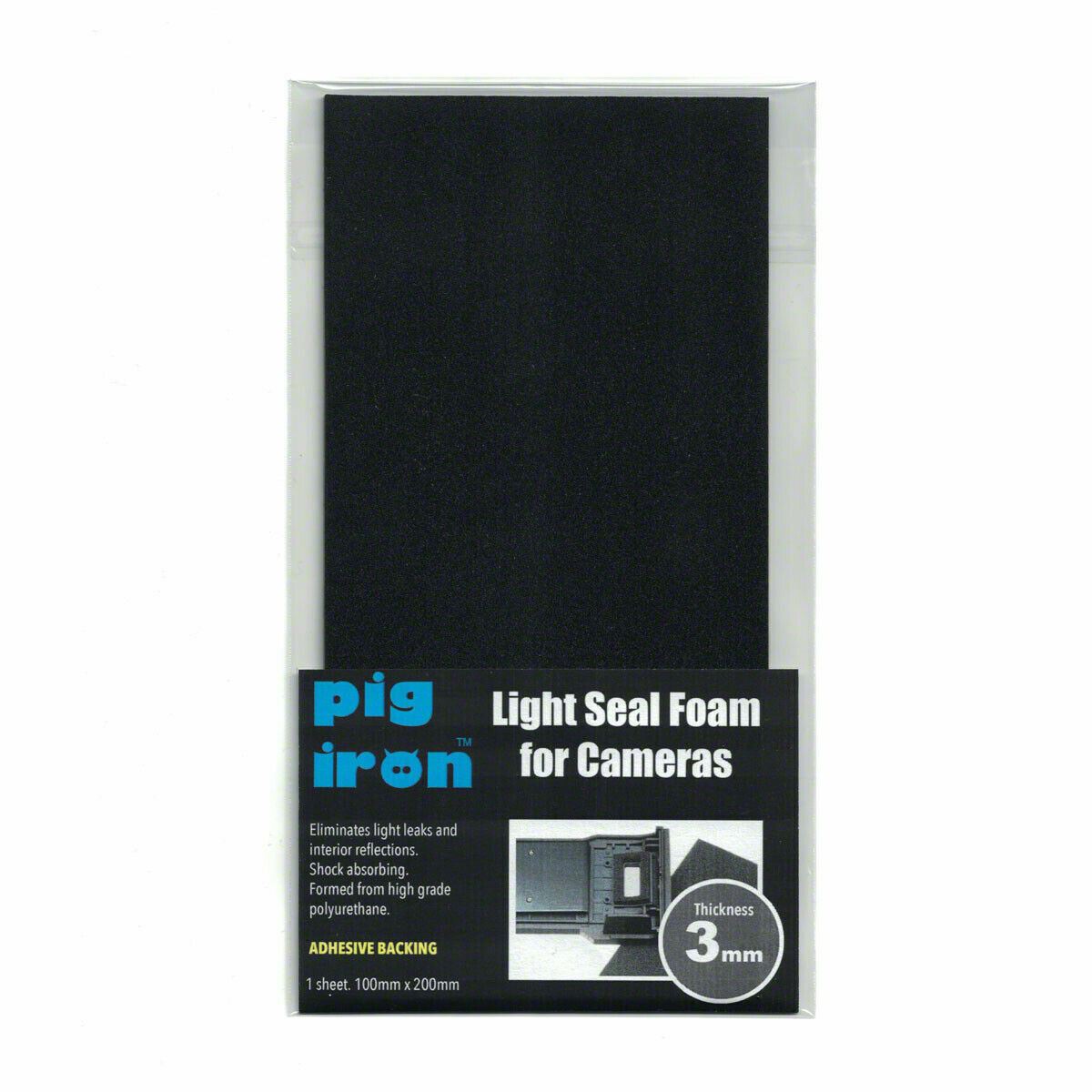 Pig Iron Camera Light Seal Foam Sheet 3mm thick Self Adhesive nonrefle ...