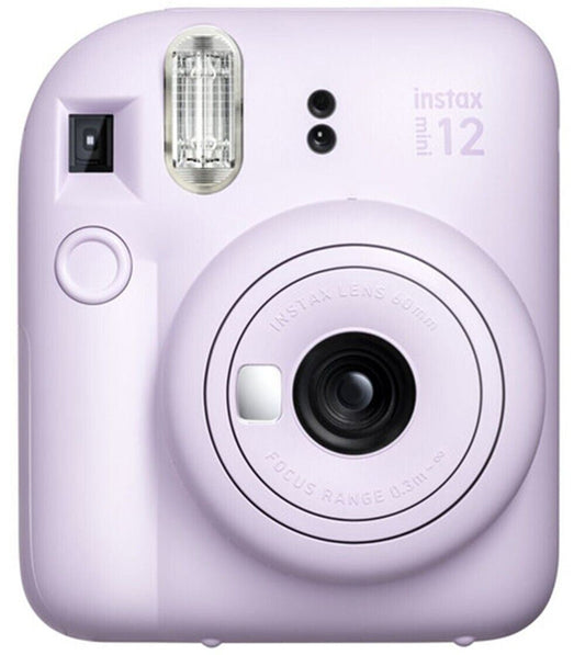 NEW Fuji film Instax Mini 12 Instant Film Camera in Lilac Purple (UK Stock) BNIB