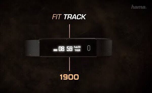 Hama Fit Track 1900 Fitness Tracker Pulse Meter Calories Sleep Analysis  FitBit