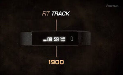 Hama Fit Track 1900 Fitness Tracker Pulse Meter Calories Sleep Analysis  FitBit