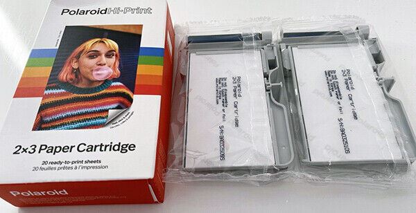 original POLAROID HI-PRINT 2x3 PAPER CARTRIDGE (60x SHEETS) UK Stock 2" x 3" NEW