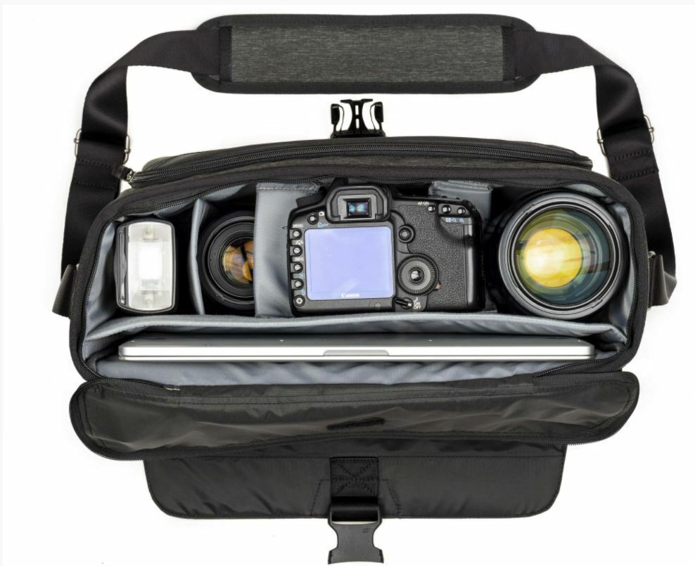 THINK TANK Vision 15 Camera Messenger Bag in Dark Olive (UK Stock) BNIP + Laptop