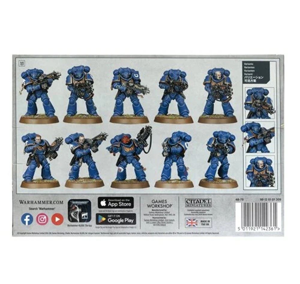 Warhammer 40K Space Marines Intercessor Squad - Games Workshop