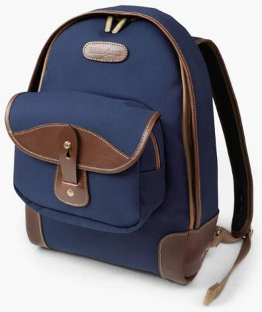 Billingham 35 Rucksack Backpack for Cameras in Navy with Chocolate Trim (UK) NEW