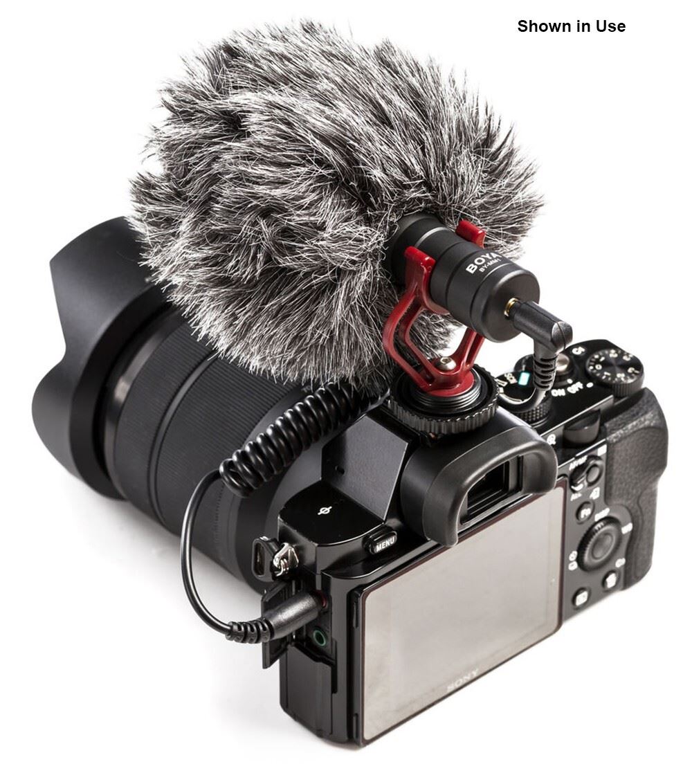 Boya BY-MM1+ Camera Condenser Shotgun Video Microphone Vlogging  (UK Stock) BNIB