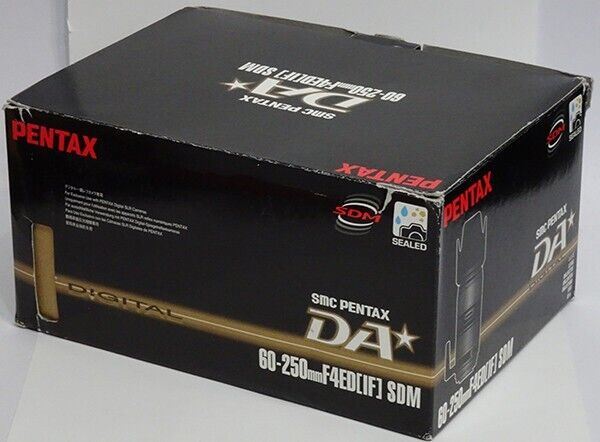 Pentax smc DA* 60-250mm f4 ED (IF) SDM K Mount Lens (UK Stock) Ex. Display barga
