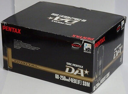 Pentax smc DA* 60-250mm f4 ED (IF) SDM K Mount Lens (UK Stock) Ex. Display barga