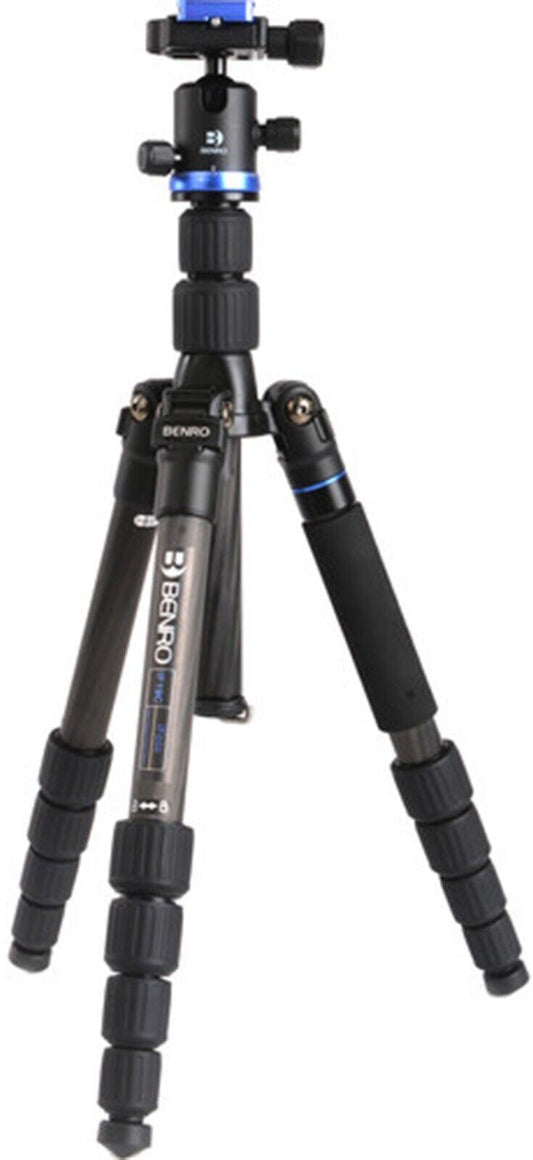 Benro iFOTO 5 Section Carbon Fibre Travel Tripod / Monopod Holds 6KG # FIF19CIB0
