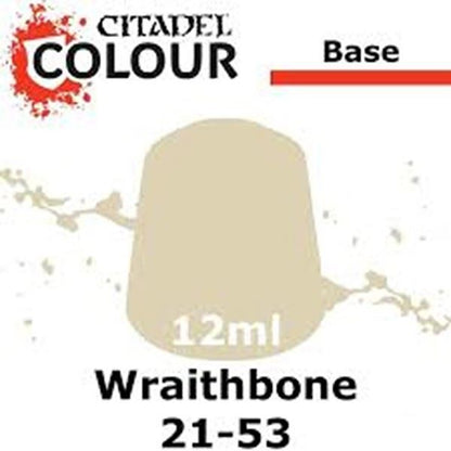 Citadel colour Base - Wraithbone paint 12ml WarHammer  Games Workshop