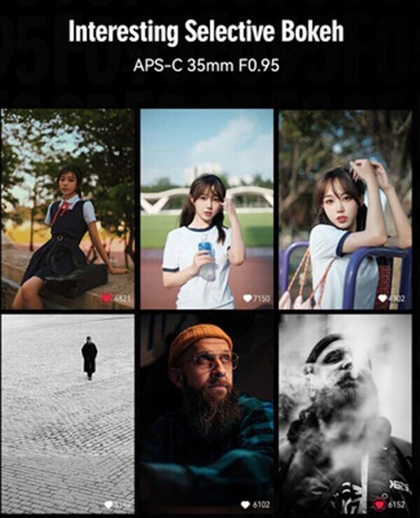 TTArtisan 35mm F0.95 Lens APS-C Format Fuji film X F Mount Camera Black & Silver