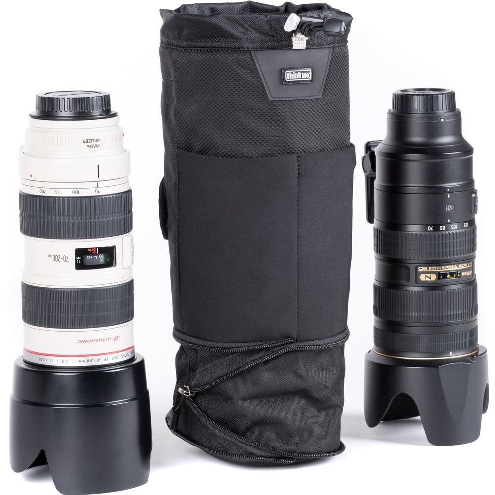 Think Tank Lens Changer 75 V3.0 pop down Long Telephoto in Black + rain (UK) NEW