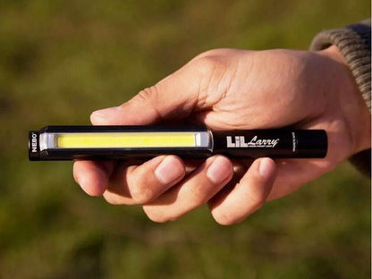 NEBO LIL LARRY Power Pocket Light 250 Lumens & Red Flash Mode - Black  (UK) BNIP