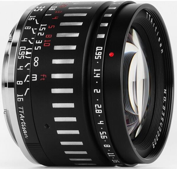 TTArtisan 35mm F0.95 Lens APS-C Format Sony E Mount Camera Black & Silver   (UK)