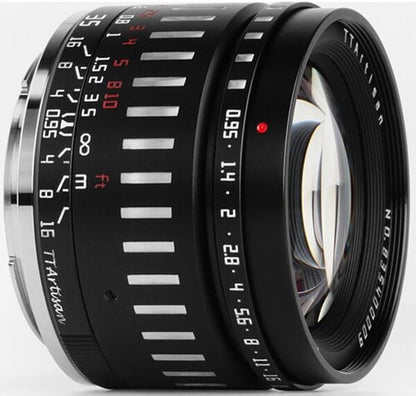 TTArtisan 35mm F0.95 Lens APS-C Format Sony E Mount Camera Black & Silver   (UK)